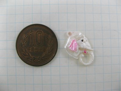 画像1: Vintage Elepahnt cabochon
