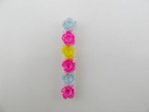 画像1: Vintage Flower Bar Cabochon (1)