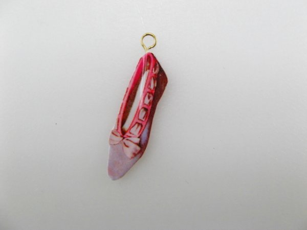 画像1: Decoupage Girly Shoe (1)