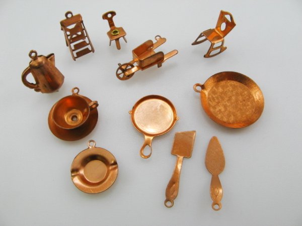 画像1: Copper Home-decor charm set (1)