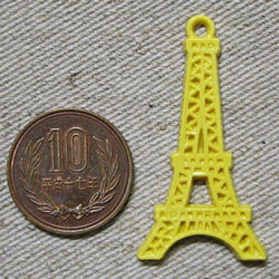 画像1: Eiffel Tower Pendant 【YELLOW】